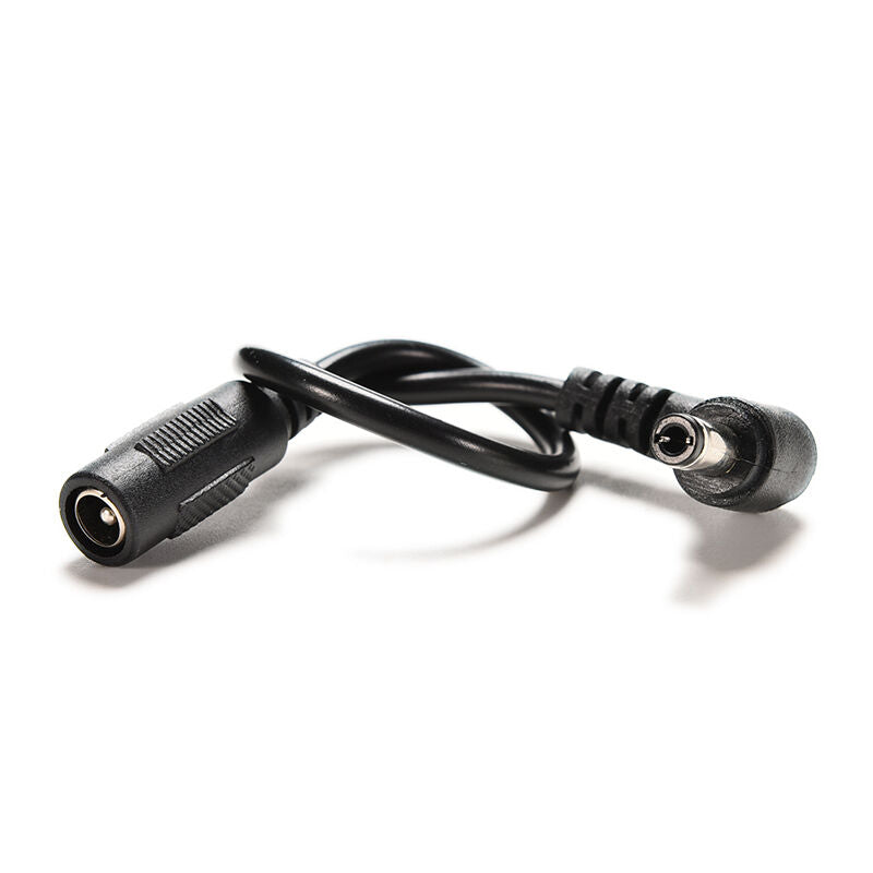 DC Power Plug 5.5x 2.1mm Female to 5.5 x 2.5mm Male Right Angle Adapter Cable FT