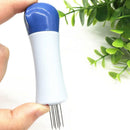 7 Punctuation Useful Needles Placed In Wool Felt Poke Transparent Tube