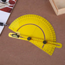 180 Degree Adjustable Protractor Angle Finder Woodworking Measuring Ruler