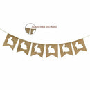 Rabbit Burlap Garland Bunny Burlap Garland Rustic Easter Decorations White RF7E1