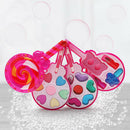 4x Set Cosmetic Girl Pretend Play Kit Strawberry Make Up Case Kids Gift Toys
