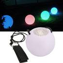 LED Multi-Coloured Glow POI Thrown Ball Light up For Belly Dance Hand Props liau