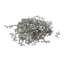 100Pcs Leaf Veins Charm Pendant Dainty Dangle Crafting Accessories for Necklace