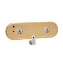 Bubm Teak Solid Wood Wall-Mounted Hair Dryer Stand Bracket For Dyson Supers