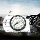 Multifunctional Equipment Outdoor Camping Mini Compass Scale Ruler Portable I5X7