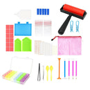 60 Packs 5D Diamond Painting Tools and Accessories Kits with Roller, DIY