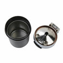 Car Storage Ashtray Portable LED Blu-ray Ashtray Car Cigarette Holder Trash new