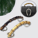 4 Pack Purse Clasp Frame 5.91 inch Bamboo DIY Bag Craft Purse Making Handle A