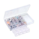 1PCS 28Plastic Storage Box With Independent Cover Separate Case Detachable 3 Gw