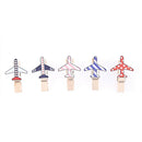 10x Newly cartoon plane wooden clip photo paper craft diy clips clothespin'clips