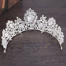 Princess Austrian Bridal Crystal Wedding Hair Tiara Crown Prom Veil Headband Hot