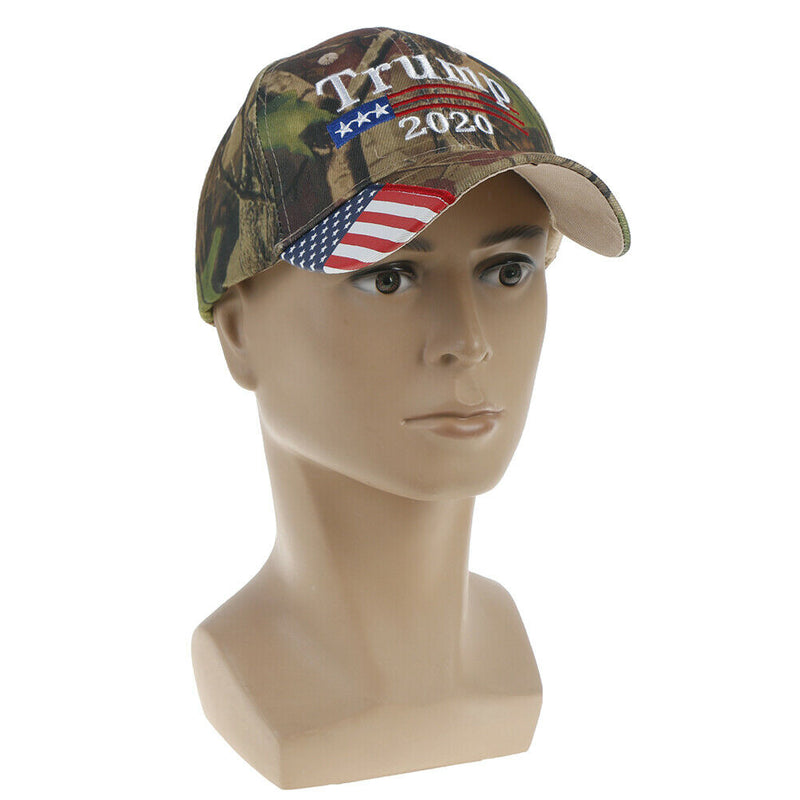 Donald Trump 2020 Cap Camouflage USA Flag Baseball Caps Keep America Great H Bj