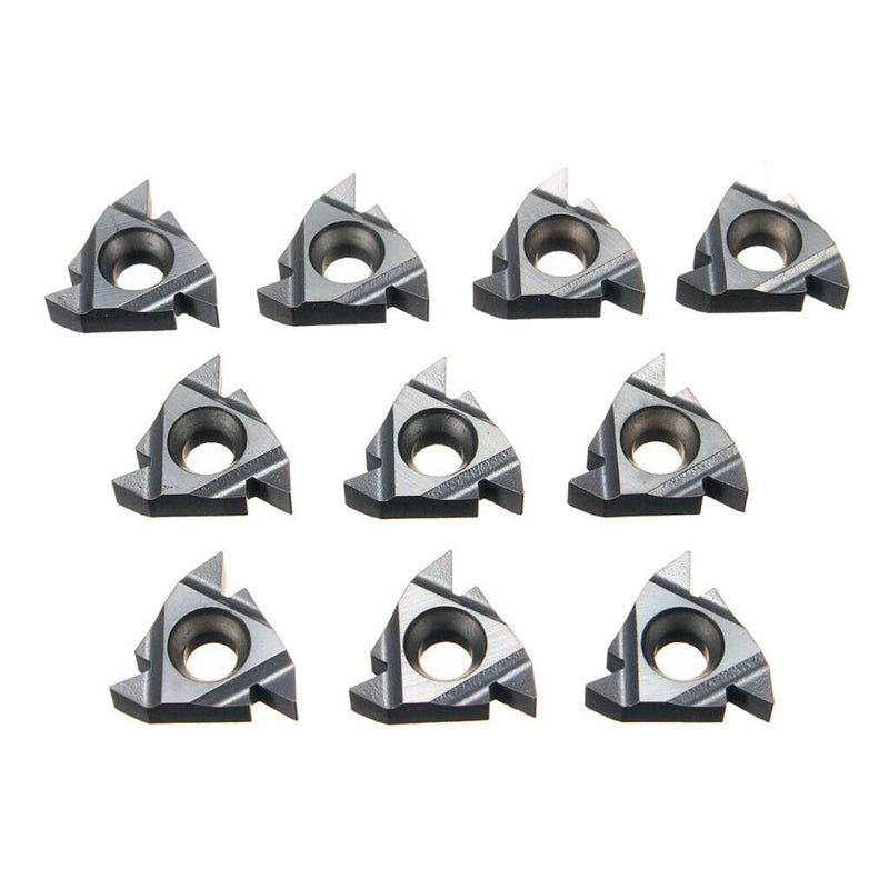 10 Packs 16ER AG55 Inserts For Steel Stainless Steel Lathe