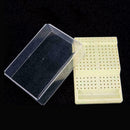 168 Holes Dental Bur Block Holder Autoclave Disinfection Box Sterilizer Cas D3C3