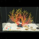 Red Yellow Artificial Coral Ornament Underwater Plants for Aquarium Fish Tank
