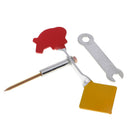 Stainless Steel Shooting Target Spinner Target Plinking Target with 2 Plates