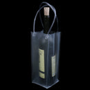 Durable Clear Transparent PVC Champagne Wine Ice Pouch Cooler Bag with Han BX