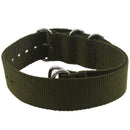 For Smart Watch Sports Nylon Watch Band Wrist Strap Bracelet, Army Green