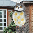 Realistic Owl Decoy Weed Pest Control Pigeon Scarer Garden Repeller C