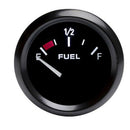 Black Bezel Gas Fuel Level Gauge Analogue Red LED Car Marine Boat 52mm 12V  JC!E