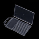1pc plastic transparent drill bit storage box collection container case LJ