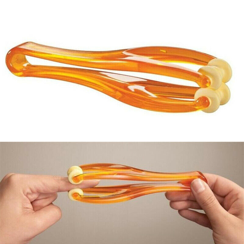 Finger Joints Massager Rubber Roller Hand Blood Circulation Stress Relief TS Ew