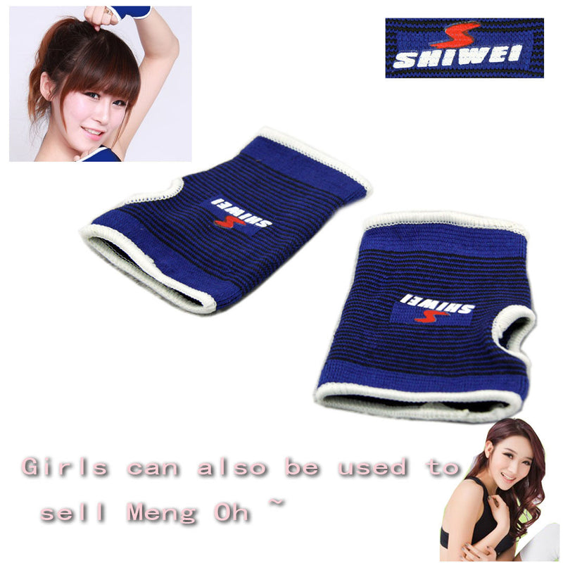 1 Pair Blue Elasticated Hand Palm Wrist Glove Joint Muscle Supports Disability