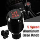 5 Speed 3 Gears Manual Weighted Shift Knob Short Aluminum Gear Shifter Lever