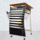 Oxford Desk-Side Pocket Book Storage Bags Table Office Organizer Dorm Pouch