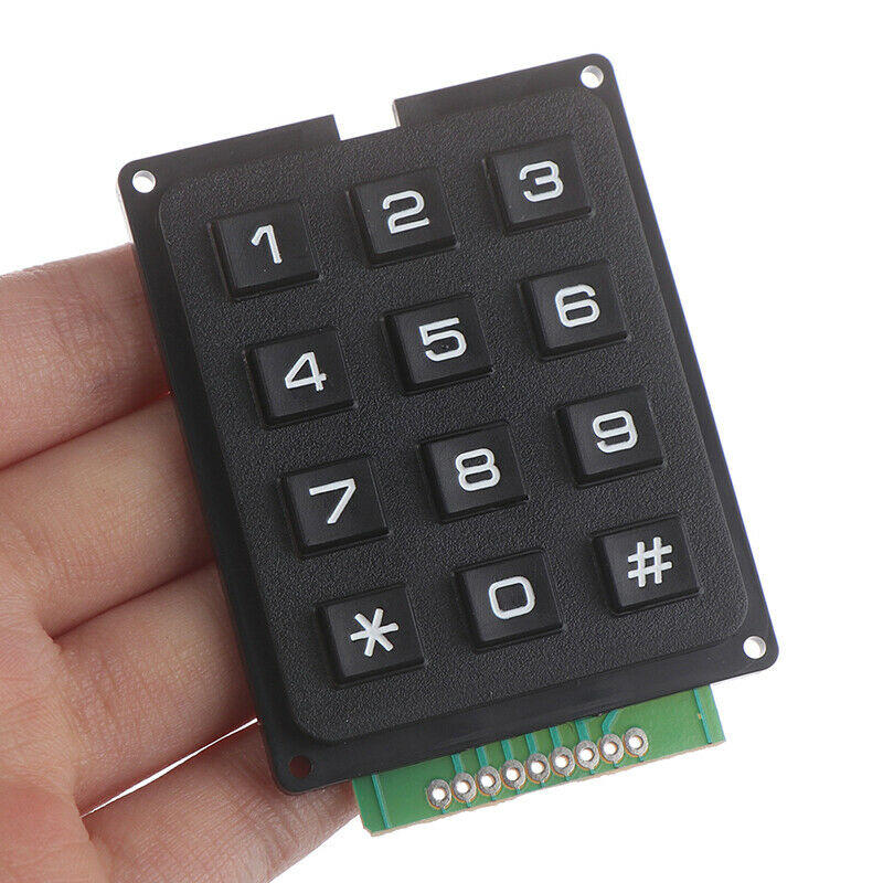 12Key Membrane Switch Keypad 3 x 4 Matrix Keyboard Module Membrane Switch Key Gw