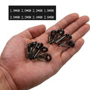 80Pcs/set Sea Fishing Rod Pole Guide Tip Top Ring Eye Repair Kit Stainless Steel