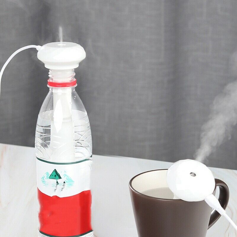 White Adjustable Height Donut USB Humidifier Portable Ultrasonic Mist Maker Z4U3