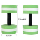Foam Dumbbells Water Aerobic Exercise Hand Bars Pool Resistance Exercises E