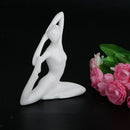 Modern Simple Creative Yoga Girl Decoration Ceramic Craft Ornament 6
