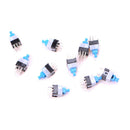 10Pcs 7*7Mm 6Pin Push Tactile Power Micro Switch Self Lock On/Off ME