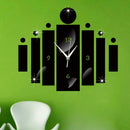 New Acrylic Technology Digital Wall Clock Mirror Living Room Quiet Clock