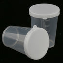 10pcs 50ml Clear Laboratory Test Measuring Graduated Beaker Container w/ Cap