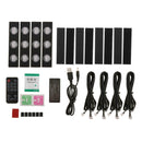 Car Interior Atmosphere Light LED USB Remote Ambient Lamp Floor RGB
