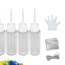 DIY Tie Dye Kit for Kids Party Group, T-Shirt Fabric Tie-Dye Kits with Rubber