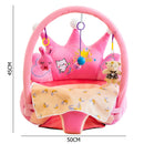 Baby Sofa Support Seat Cover Learning To Sit Chair Case No Filler (Pink)