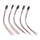 5PCS T5 Wired Dashboard Gauge LED Light Lamp Bulb Socket Holder for Auto Car ME