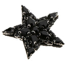 2pcs Star Sew on Patch Beads Rhinestone Repair Applique Motif Garment Decor