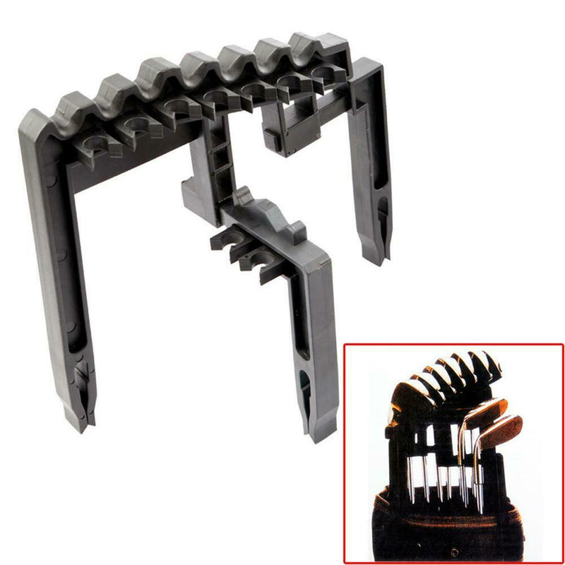 Golf 9 Iron Club ABS Shafts  Holder Stacker Fits Any Size of Bags Organizer