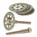 10pc 22mm Rotary Tool Accessory Set Fits Diamond Cut Off Wheel Disc 3C