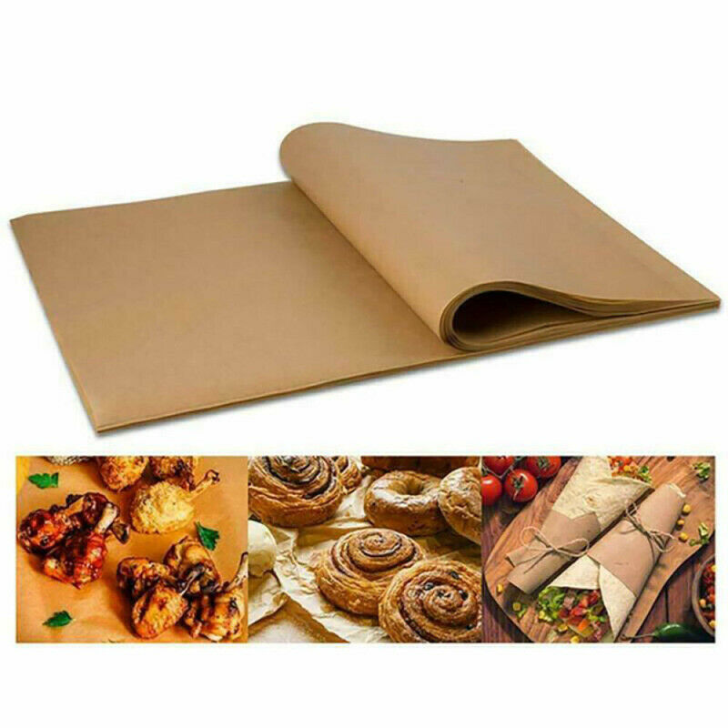 100X Parchment Nonstick Wax Paper Baking Liners Sheets for Air Fryer Pan 1 ITJ