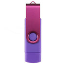 USB Mini Memory Stick 32GB USB 2.0 Memory Flash Drive OTG for Handy PC Purp