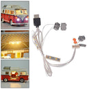 Updated Led Light Kit For LEGO 10220 & 21001 Camper Bricks T1 VW Van Lighti B6Y3