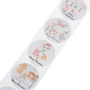 500pcs/roll Merry Christmas Xmas Package Label Scrapbooking Paper Party SupSEAU