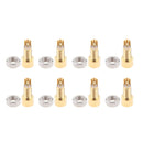 8x Pure Copper Plated Hearphone Earphone MMCX Connector Screws Nut Universal