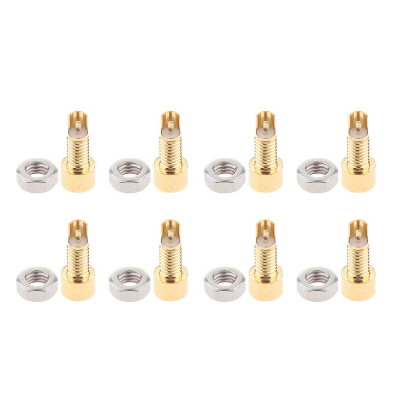 8x Pure Copper Plated Hearphone Earphone MMCX Connector Screws Nut Universal